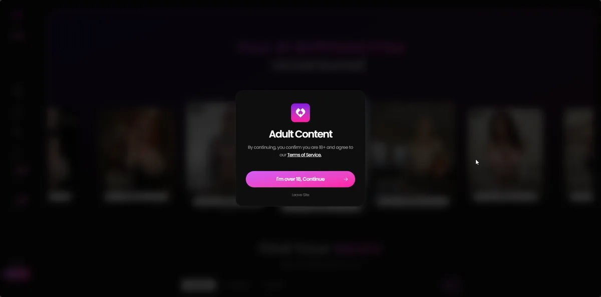 GoLove AI chat interface with Barbara, showing the bot's opener message with audio play button, two image attachments and a suggested reply chip