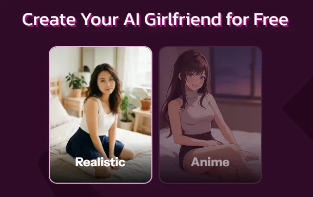 Kupid.AI character creation panel showing appearance and personality options