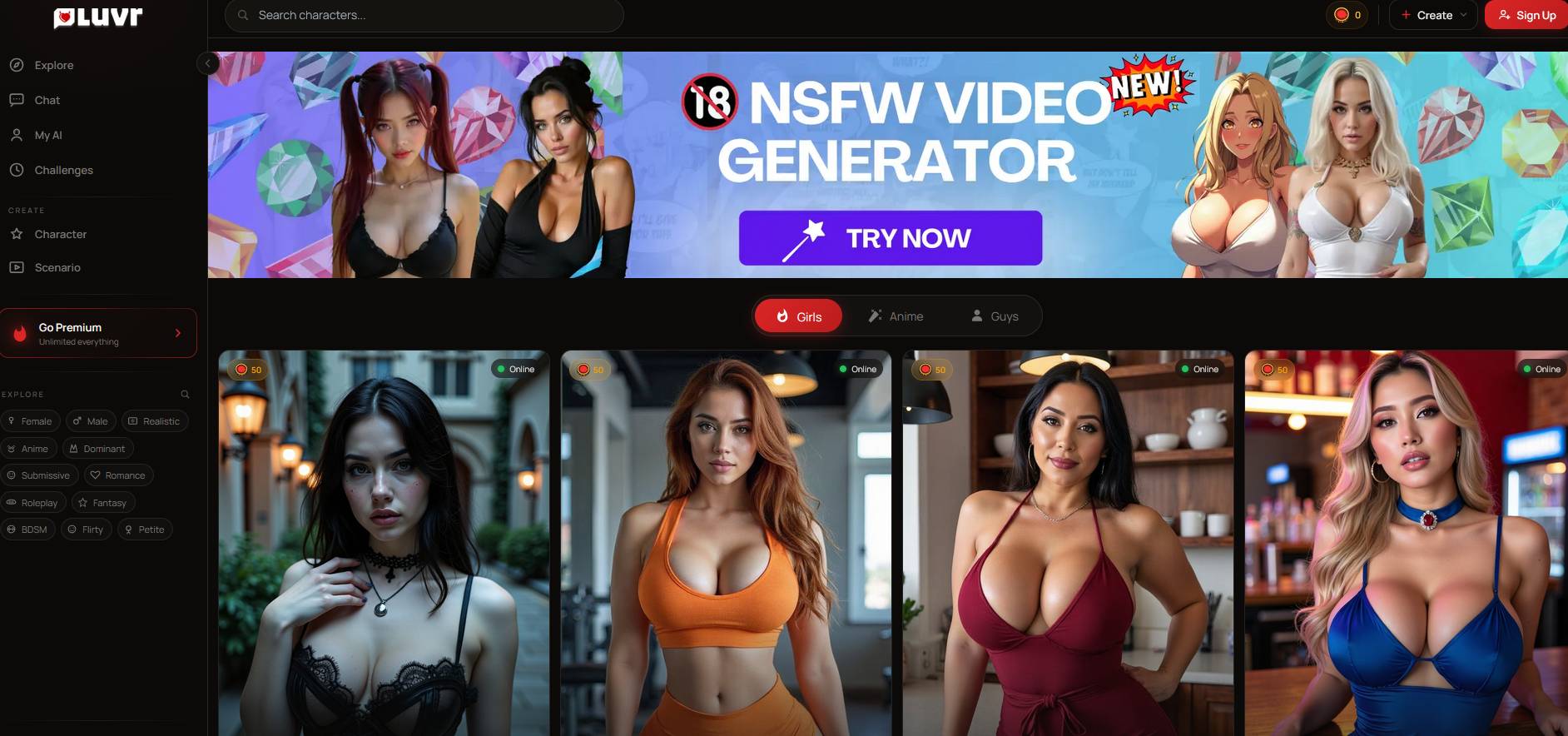 Luvr.AI, AI companion platform accessible in Australia